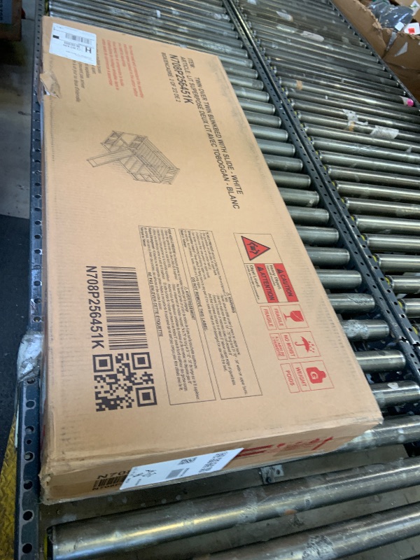 Photo 1 of Twin over twin bunked with slide-white