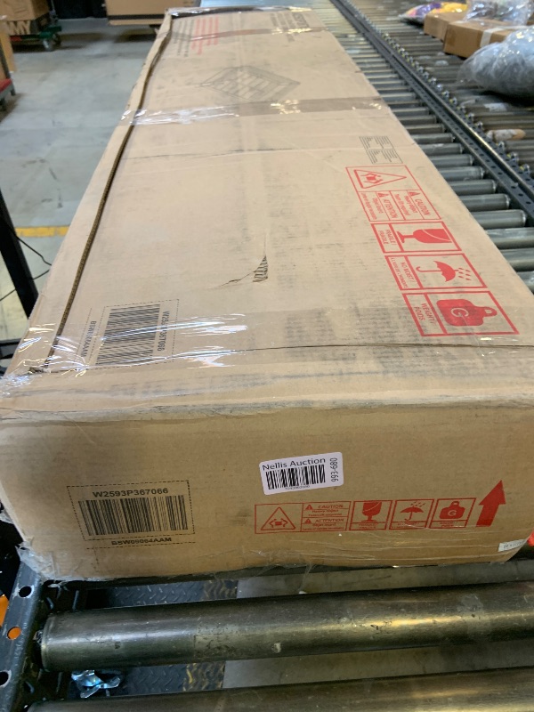 Photo 1 of Bellemave Queen Size Floor Bed Frame with Slats and Safety Guardrail, Wood Queen Size Montessori Floor Bed with Door and Fence, Easy Assemble Montessori Beds for Kids, Girls, Boys, Natural