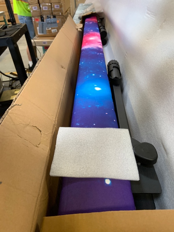 Photo 1 of Sealoha 8ft Ultrasimple Adjustable&Foldable Balance Beam,High-Low Floor Beam Suede Gymnastics Equipment, Gymnastics Beam for Training&Professional HomeTraining (Gym Beam, Star, 8ft)