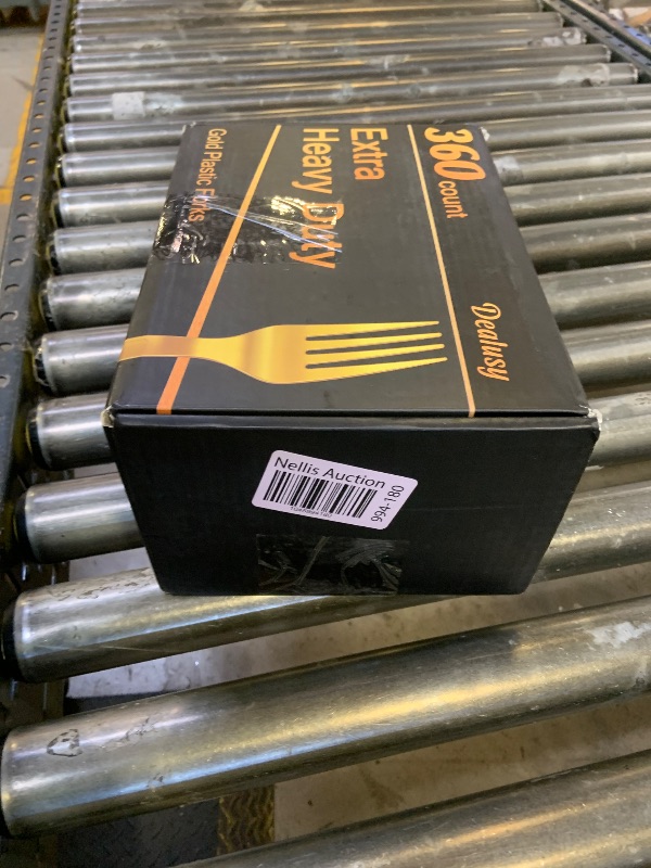 Photo 1 of Dealusy 360 Count Extra Heavy Duty Gold Plastic Forks Disposable, BPA-Free, Heat Resistant, Solid and Durable Disposable Forks Bulk, Premium Plastic Forks heavy duty for Party Supply
