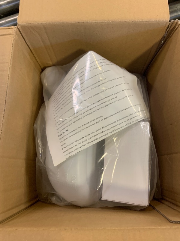 Photo 1 of Intelligent Electric Urinal, Non-Invasive Sensitive Sensing, Automatic Start Stop Pump, Bed Rest Anti-Leakage Design, 2000ml Capacity, Easy to Use and Clean, Skin Friendly Material (Standard)