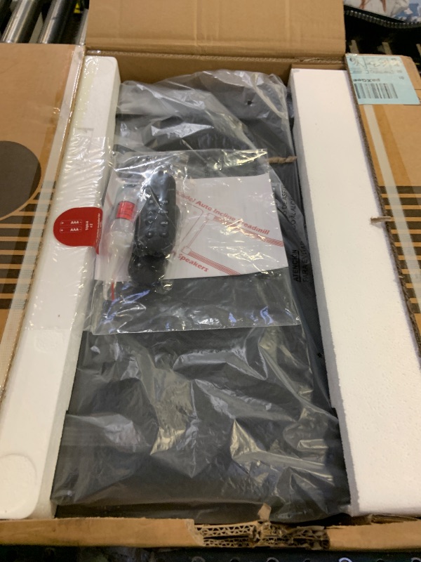 Photo 1 of PACEROCKER Walking Pad Treadmill with 12% 9-Level Auto Incline, 450 lbs Capacity Bluetooth Speaker Under Desk Treadmills for Home Hiking, 5 MPH, Blue