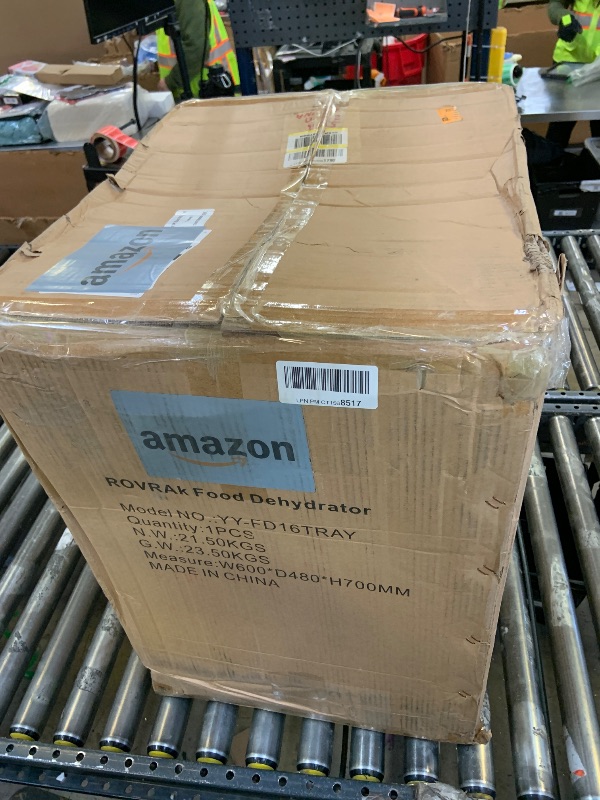 Photo 1 of ROVRAk Commercial Dehydrator Machine, 16-Tray Food Dehydrator for Jerky, Fruit, Meat, Herbs, Adjustable Timer, Temperature Control, Overheat Protection (67 Recipes)