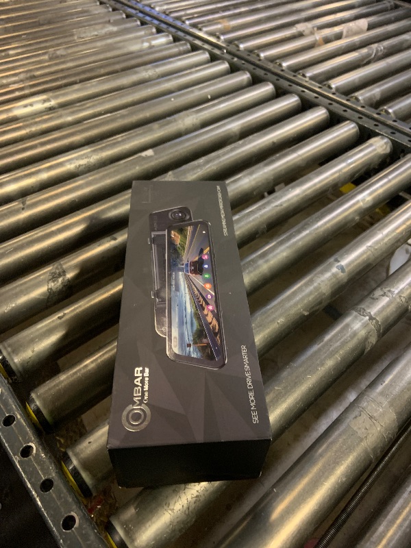 Photo 1 of OMBAR 4K+2.5K Rear View Mirror Camera with ADAS BSD and LCA, 12" Smart Mirror Dash Cam with 5.8GHz WiFi, Rearview Mirror Camera with GPS G-Sensor, Parking Monitor, Loop Recording, 64GB Card Includes