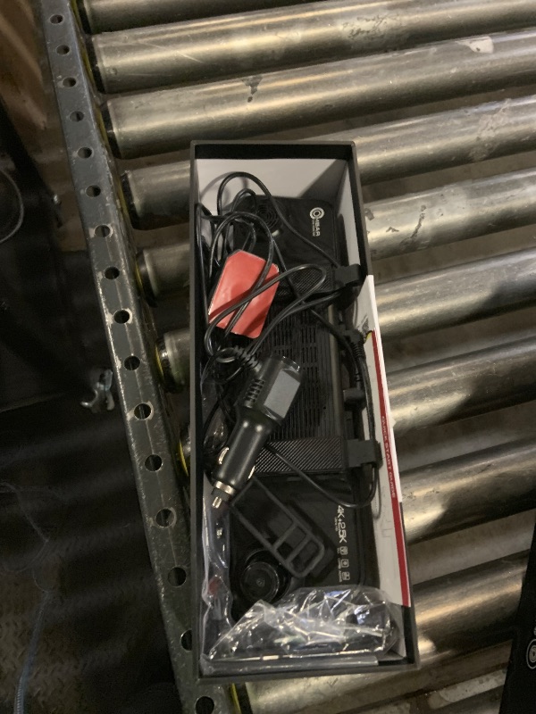 Photo 1 of OMBAR 4K+2.5K Rear View Mirror Camera with ADAS BSD and LCA, 12" Smart Mirror Dash Cam with 5.8GHz WiFi, Rearview Mirror Camera with GPS G-Sensor, Parking Monitor, Loop Recording, 64GB Card Includes