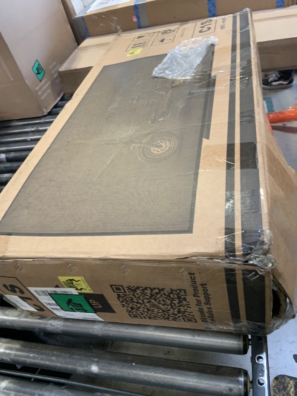 Photo 1 of Gyroor Adults Electric Scooter with Large Middle Basket, 550W Motor 18.6 MPH 20 Mile Distance, Foldable E-Scooter with seat for Pets & Cargo, C1S-FP9