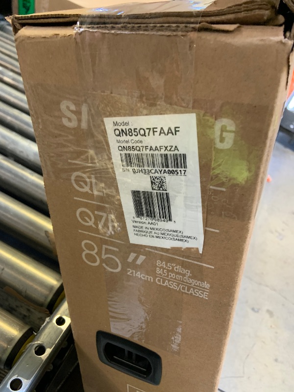 Photo 1 of Samsung 85-Inch Class QLED Q7F Series Samsung Vision AI Smart TV (2025 Model, 85Q7F) Quantum HDR, Object Tracking Sound Lite, Q4 AI Gen1 Processor, 4K upscaling, Gaming Hub, Alexa Built-in