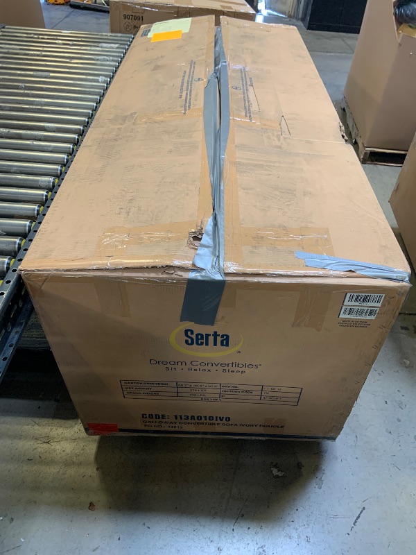 Photo 1 of serta galloway convertible ivory boucle