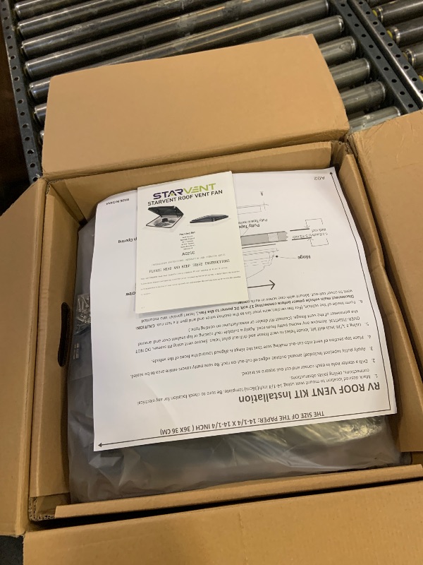 Photo 1 of Starvent RV Roof Vent Fan 6-Speed-Reversible