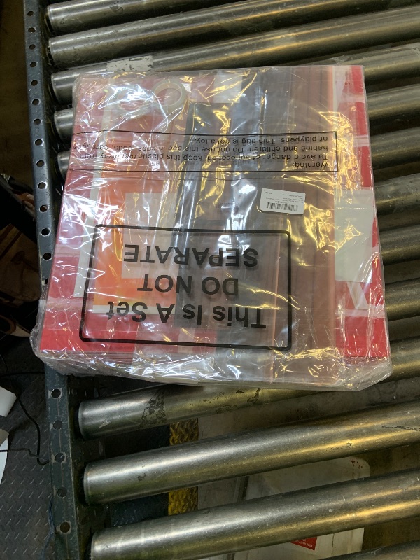 Photo 1 of Ctosree Christmas Cardboard Fireplace Box 3D Artificial Brick Stand up Fake Fireplace Backdrop for Christmas Decoration, 43.35 x 27.6 inch