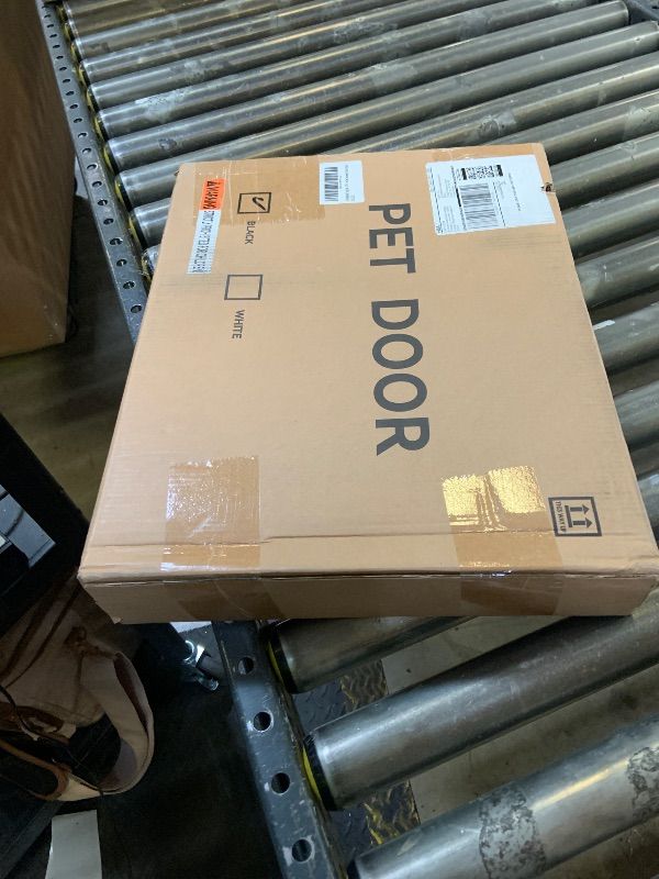 Photo 1 of Fldofaves Adjustable Dog Gate - 13-22 Inch Height, 18-43 Inch Width Extension - No Drill Pet Gate for Doorways, Stairs, Puppies - Heavy Duty Metal Safety Gate