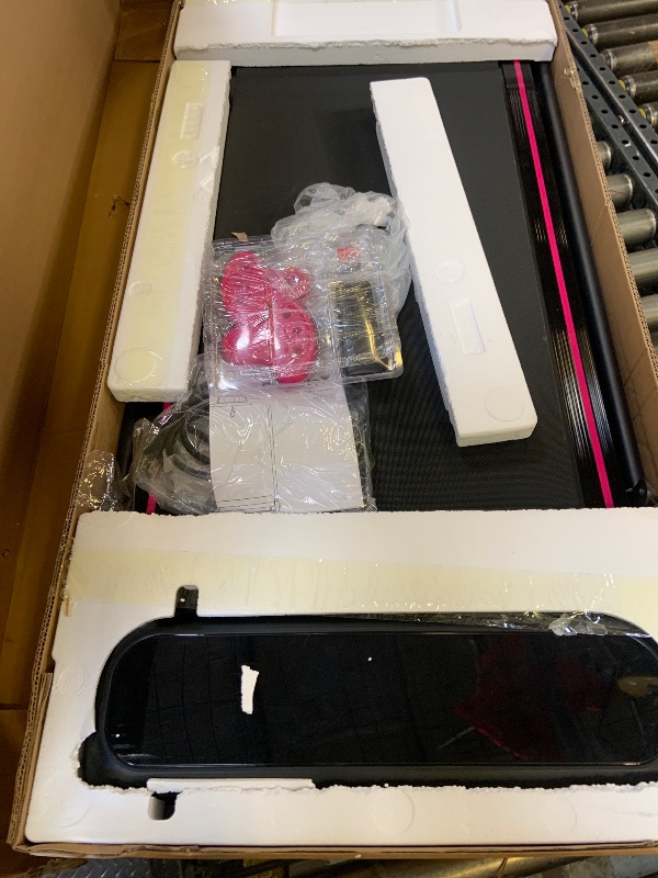 Photo 1 of 3-in-1 Walking Pad with Incline Portable Treadmill with Handle Bar for Home Office Under Desk Use Small Space Treadmill