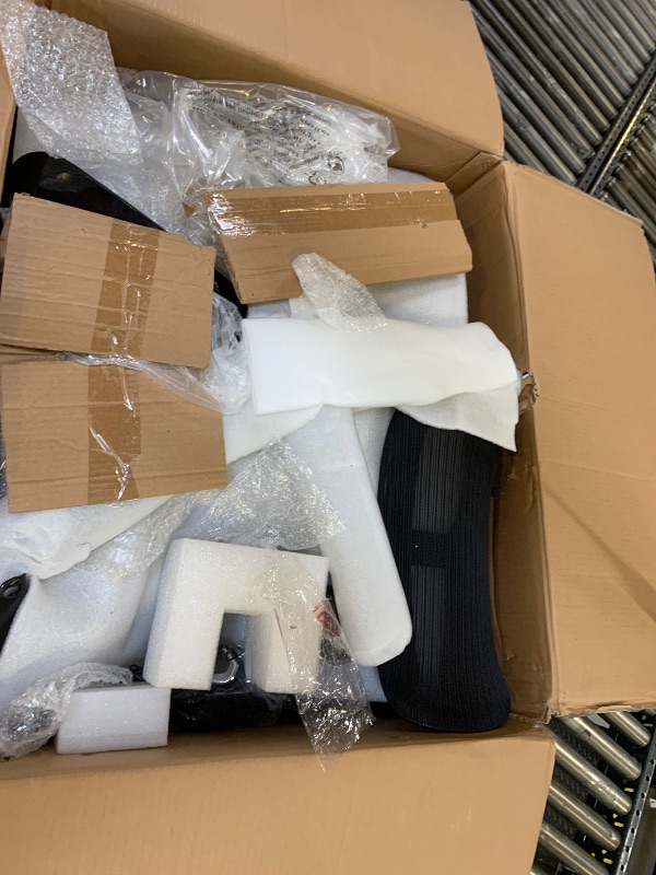 Photo 1 of 600lbs Big and Tall Office Chair- Heavy Duty Executive Computer Chair with 3D Flip Arms Large Wheels, Ergonomic Mesh High Back Desk Chair, Extra Wide Seat Adjustable Lumbar Support&Headrest