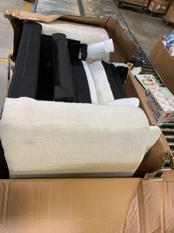 Photo 1 of Yaheetech Corduroy Recliner Chair Single Sofa Home Theater Seating Adjustable Modern Reclining Chair for Living Room Bedroom Home Theater Beige