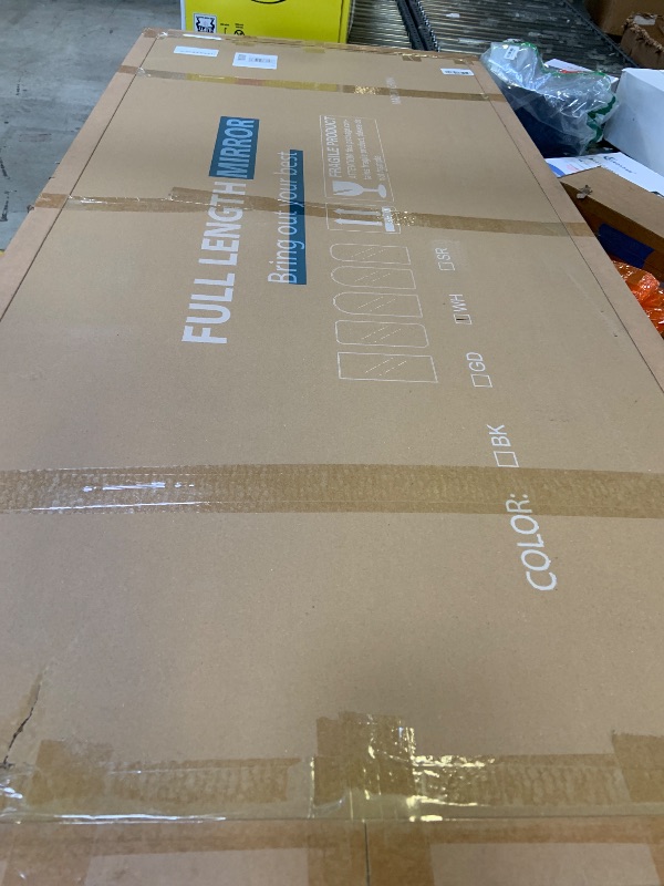 Photo 1 of Koonmi Arched LED Full Length Mirror 32" x 71" Wall Mounted/Standing Full Body Mirror with Dimmable & 3 Color Lighting, Aluminum Alloy Frame, Tempered Glass, Safe to Use, for Bedroom/Cloakroom