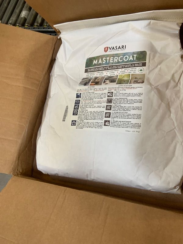Photo 1 of Vasari Lime Plaster & Paint | Mastercoat (Fortified Coarse Sand Plaster) | Base-Coat Where Durable Surfaces are Required | Made from Natural Lime and Powdered Marble | Dry Mix