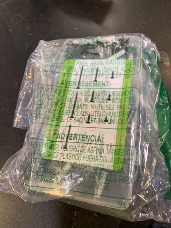 Photo 1 of #4 Flat Head Small Wood Screws Assortment kit 420Pcs, Black Phillips Short Screw, Carbon Steel, Cabinet Hinge Mounting, Electronics DIY Micro Screws Fasteners Set, Contains 20pcs M6 Screw Anchors