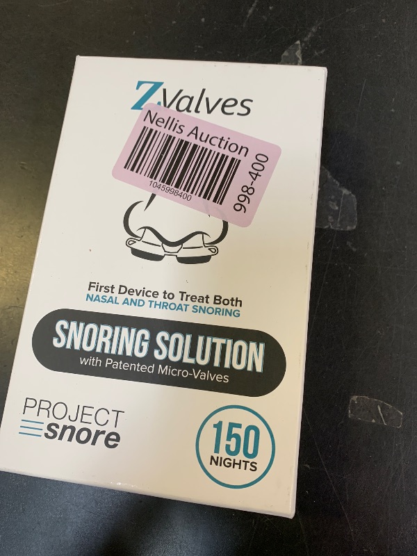 Photo 1 of ZValves Snoring Solution with Patented Micro-Valves | Starter Kit with 3 Sizes | Reduces Snoring in Both The Nose and Throat | Bed Partner Approved | for Men and Women | Made in The USA