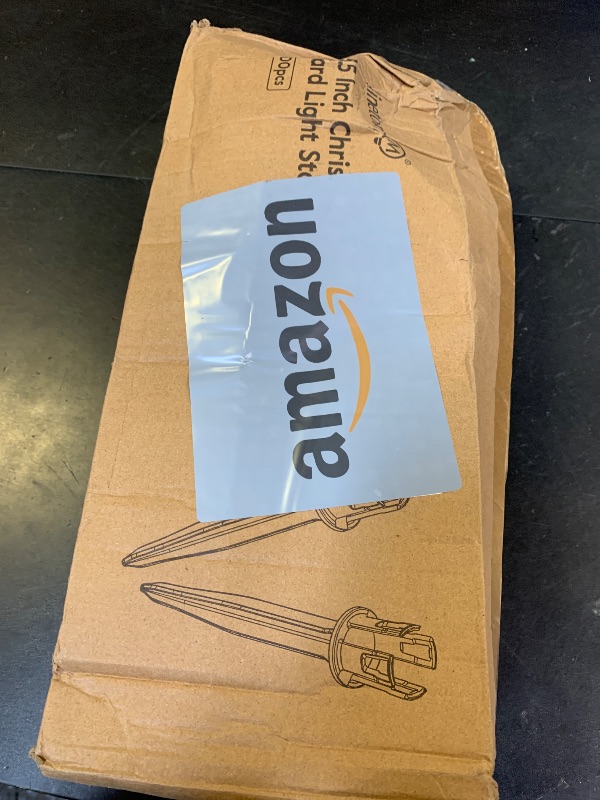 Photo 1 of 100-Pack Christmas Light Yard Stakes, 5.5 Inch Lighting Stakes for C7 C9 Christmas Lights Outdoor, Universal Yard Stakes for Outdoor Holiday Lights Use on Garden Lawn Patio Pathway Walkway – Black