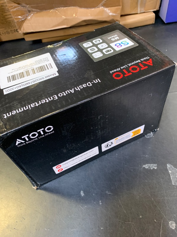 Photo 1 of ATOTO S8 Android Double Din Car Stereo, Wireless CarPlay & Android Auto, Built-in 4G LTE, Dual Bluetooth, Live Rear View, 7" QLED Touchscreen, Chat-AI, 4G+32G, GPS Navigation, S8G2B74MS