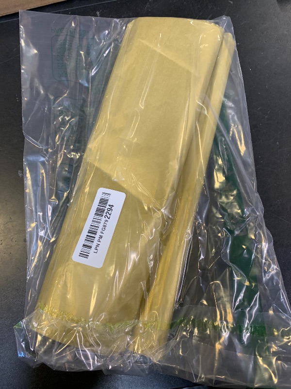 Photo 1 of 100 Sheets Gold Tissue Paper Artdly 12 x 20 Inches Gold Wrapping Paper Bulk for Weddings Birthday DIY Project Wrapping Crafts Decor