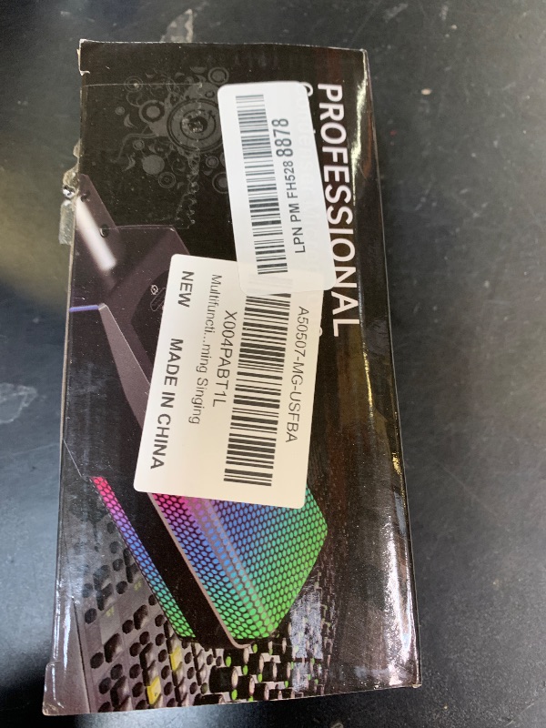 Photo 1 of Multifunction Condenser Microphone, RGB Light Gaming Mic, 3.5mm XLR, Plug and Play for PC/Laptop/Audio Interface Mixer/Sound Card, Cardioid Studio Condenser Recording Mic for Podcast Streaming Singing