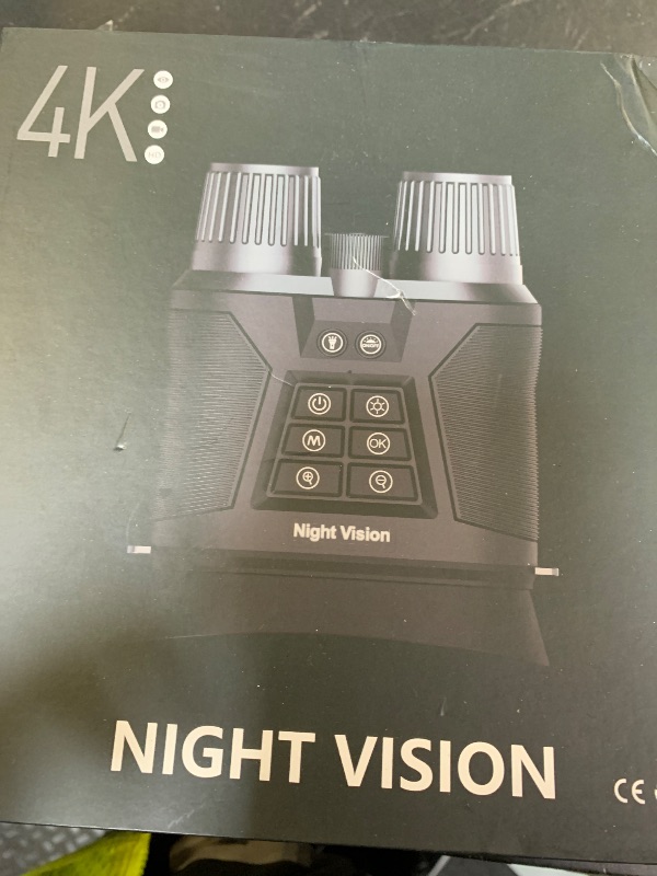 Photo 1 of seanme Night Vision Goggles with Camera, 4K Night Vision Binoculars for Adults, 3280FT Infrared, 3" Large Screen, 8X Digital Zoom, 5000 mAh Battery and 32GB Memory Card for Saving Photos and Videos