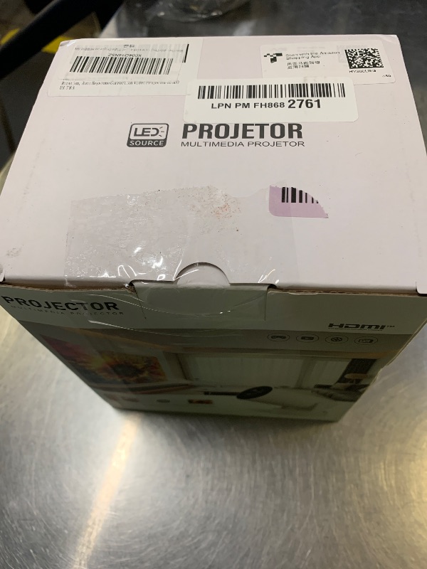 Photo 1 of Mini Portable Projector with 4K Support, Bluetooth 5.4 WIFI6, 5watt Sound Base Speaker, 160 ANSI, Android 11, 210° Rotation , Auto Keystone Correction Video Projector HY300 ULTRA