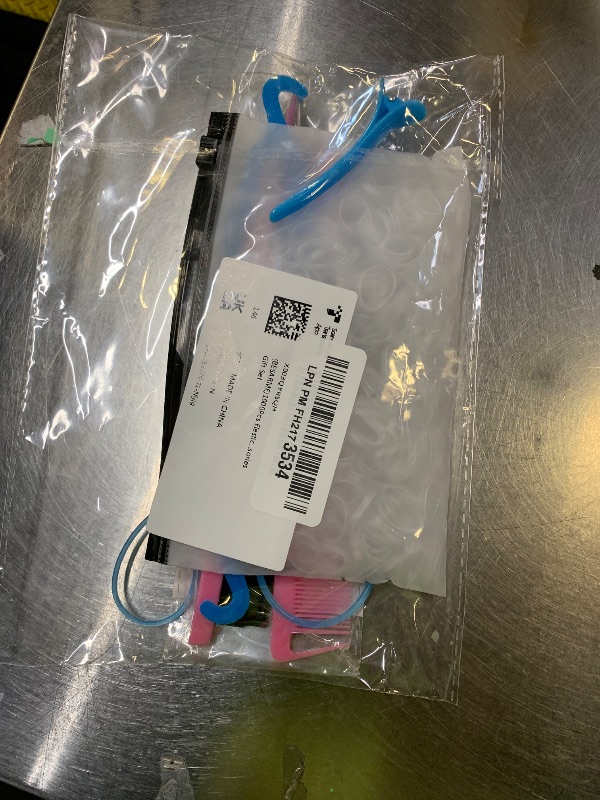 Photo 1 of 1000Pcs Elastic Clear Hair Bands, Rubber Band Cutter, Topsy Tail Styling Tools, Girls' Christmas Accessories Gift Set