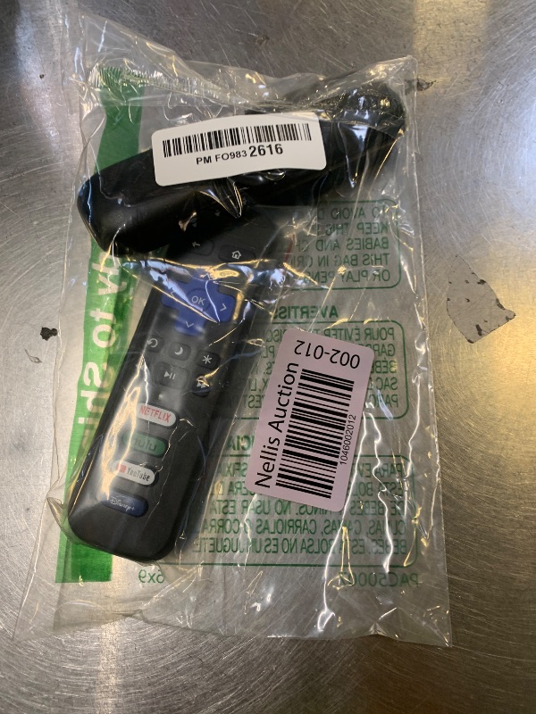 Photo 1 of (Pack of 2) Replacement for Roku TV Remote Control, Compatible with TCL Roku/Hisense Roku/Onn Roku/Roku Built-in Smart TVs. (Not Compatible with Roku Sticks or Box). 1 Year Warranty.