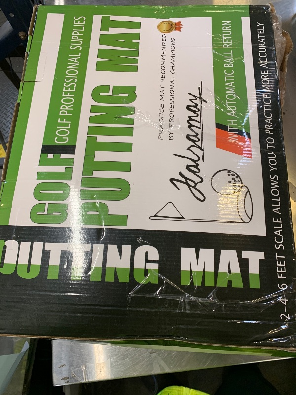 Photo 1 of Kalramay Putting Green, Indoor Putting Green, Realistic Speeds, Automatic Ball Return, and No Hump Design – Perfect for Home, Office, or Patio – The Ultimate Gift for Golfers