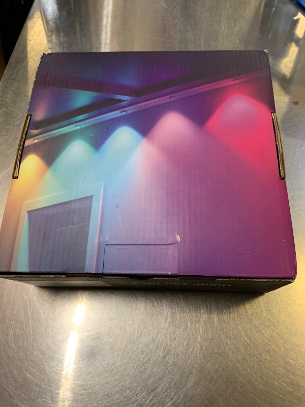 Photo 1 of POOFZY Permanent Outdoor Lights for House,100ft RGB+IC Smart Outdoor Decor, 50 Scene Modes,App/Remote Control,IP67 Waterproof,for Christmas,Halloween,Daily & Holiday Party Decor,House Roof Lighting