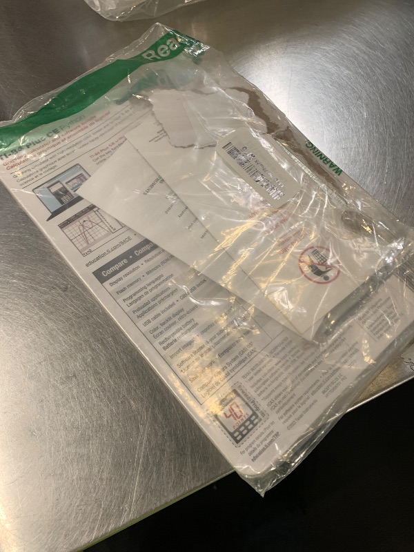 Photo 1 of Texas Instruments TI-84 Plus CE Color Graphing Calculator, Teal (Metallic)