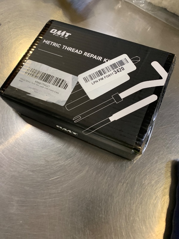 Photo 1 of Orion Motor Tech Helicoil Thread Repair Kit, M8x1.25 Thread Repair Tool with HSS Drill Bit & 30 Thread Inserts, Metric Thread Repair Installation Kit for Rethreading Internal Threads with Carry Case