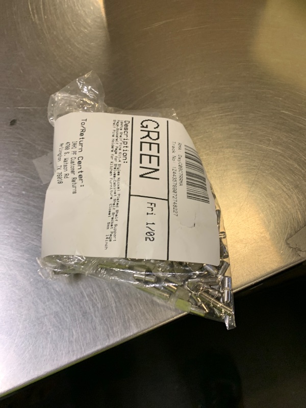 Photo 1 of 104Pcs Shelf Pins Kit,4 Styles Nickel Plated Shelf Support Pegs,Bookshelf Pegs for Shelves,Cabinet Shelf Bracket Pegs Shelf Pins Holders for Kitchen Furniture & Closet ( 5mm & 1/4inch )