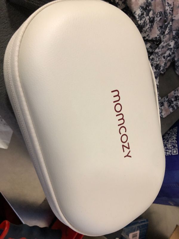 Photo 1 of *USED/INCOMPLETE** Momcozy M5 Hands-Free Wearable Breast Pump, Double-Sealed Flange for Baby-Like Comfort, 3 Modes & 9 Suction Levels, Portable Electric Pump – 24mm, 2-Pack Grey