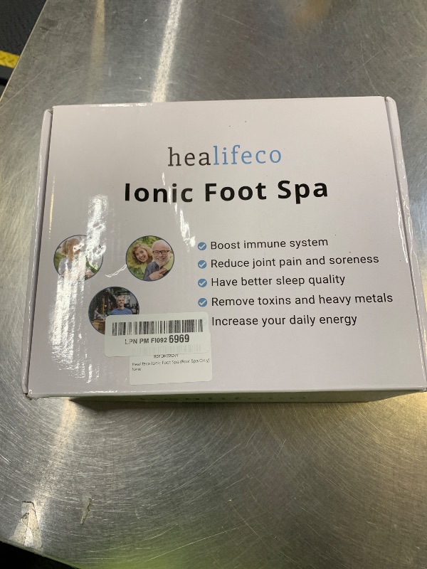 Photo 1 of Ionic Foot Spa by Healifeco – Ion Foot Bath Detox Machine - For Toxins, Heavy Metals & Free Radicals – Activates 2,000 Foot Detox Nodes – Easy 30-Min Home Detox – 90,000+ Happy Users Trust It