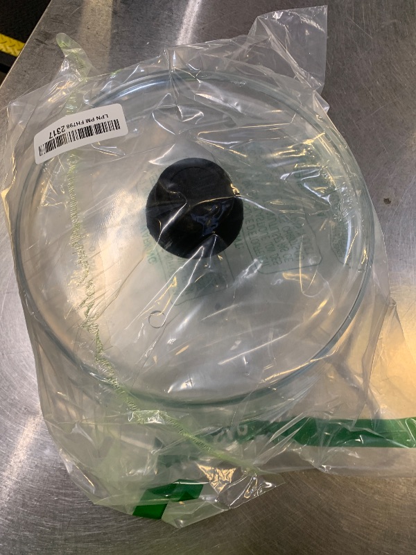 Photo 1 of Bezrat Microwave Tall Glass Plate Cover | Splatter Guard Lid with Easy Grip Silicone Handle Knob | 100% Food Grade | BPA Free and Dishwasher Safe | 10 Inch (Black-)