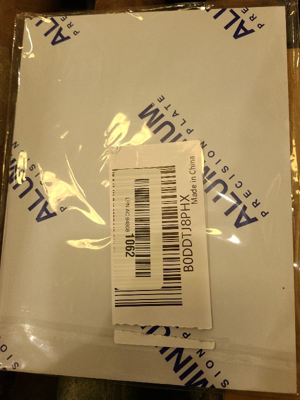 Photo 1 of 6061 Aluminum Sheet, 6 x 8 x 1/8 Inches Thickness, Flat Plain Plate Panel Aluminum Sheet, Heavy Duty Metal Aluminum Sheet Plate Finely Polished and Deburred, 3mm