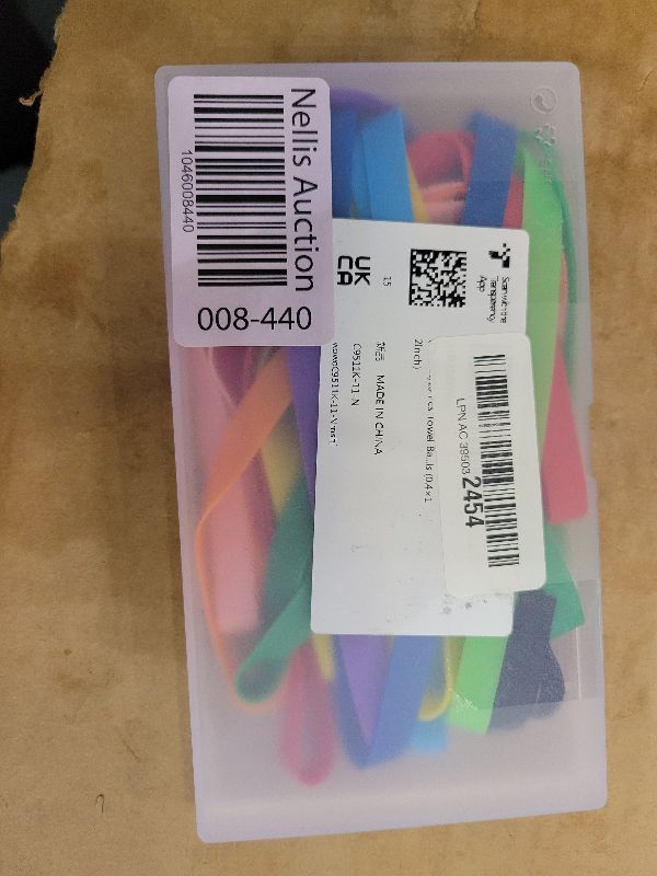 Photo 1 of 10 Pcs Beach Towel Bands Rubber Towel Clips for Beach & Cruise Chairs, Stretchable Towel Holder Chair Bands for Beach Cruise Vacation Essentials Outdoor Gear Packing (0.4×12Inch)