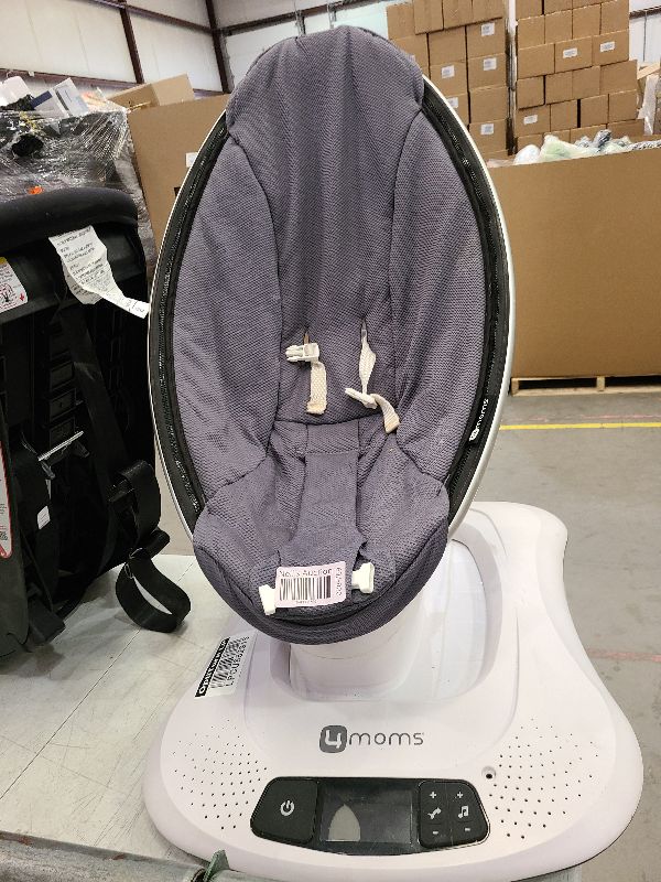 Photo 1 of 4moms MamaRoo Multi-Motion Baby Swing, Bluetooth Enabled with 5 Unique Motions, Grey