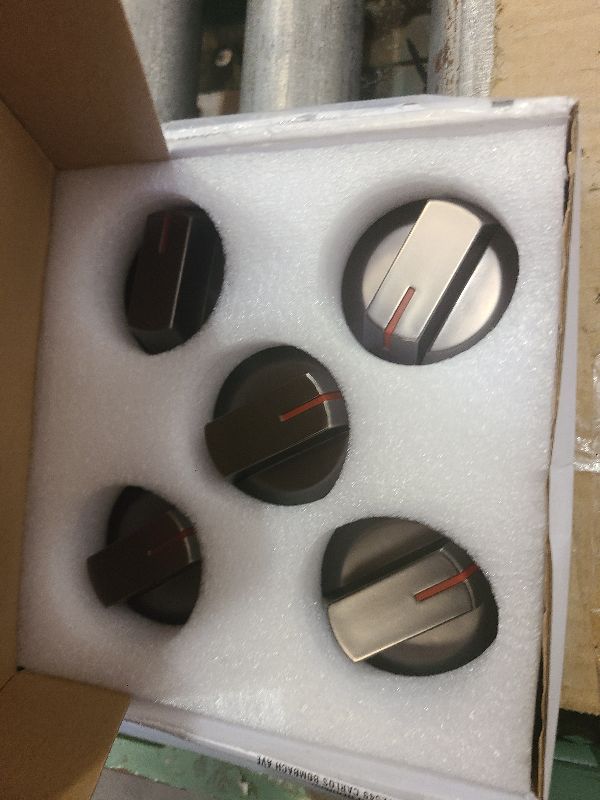 Photo 1 of 5PCKS DG94-03500A/Z Fit for Samsung Stove Knob (Black), DG94-03500V DG94-03500W- Designed Specifically for Samsung Stove NE63T8111SS NE63T8311SS NE63T8751SS NE63T8711SS-Sikawai