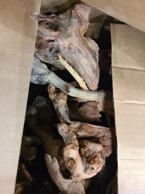 Photo 1 of 5 Pcs Driftwood Branches Aquarium Wood Decoration Natural Fish Tank Habitat Decor Wood for Lizard Assorted Size-Small