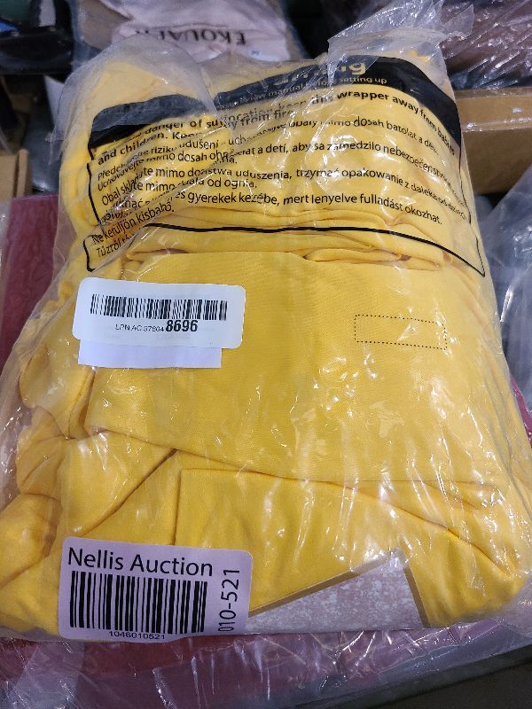Photo 1 of 10ft x 10ft Yellow Backdrop Curtain for Parties Yellow Wrinkle Free Backdrop Drapes Panels for Birthday Party Baby Shower Wedding Photo Photography Polyester Fabric Background Decoration