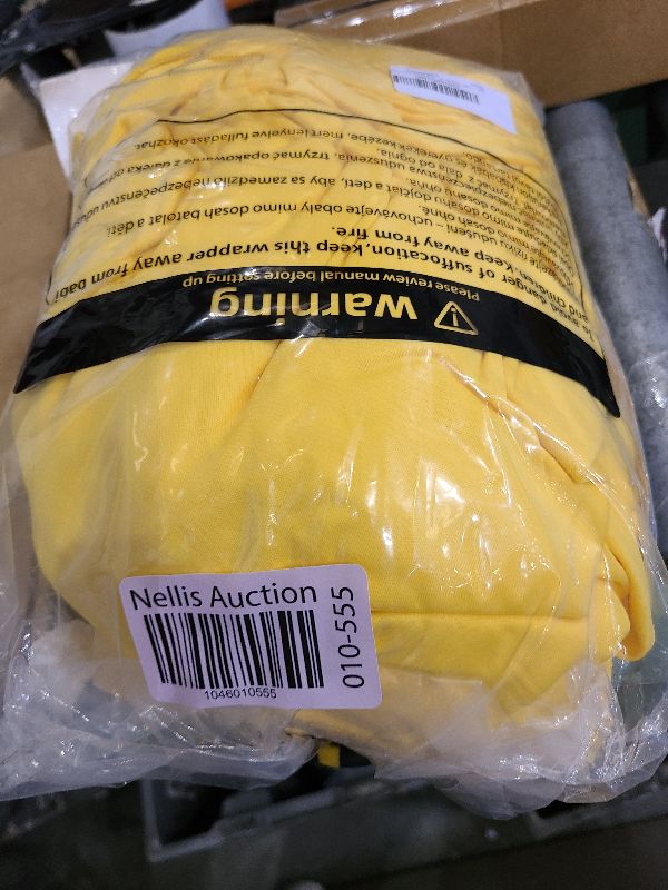 Photo 1 of 10ft x 10ft Yellow Backdrop Curtain for Parties Yellow Wrinkle Free Backdrop Drapes Panels for Birthday Party Baby Shower Wedding Photo Photography Polyester Fabric Background Decoration
