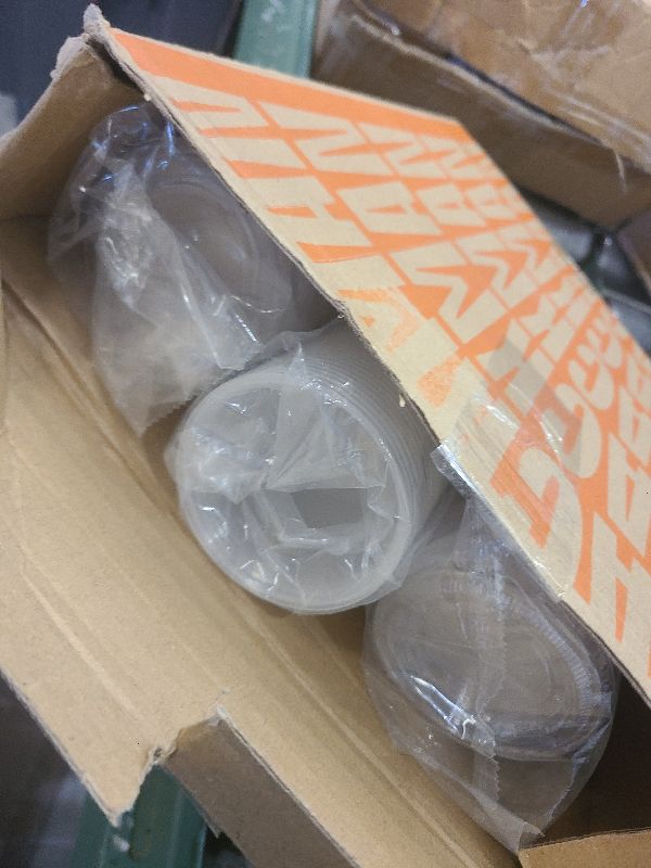 Photo 1 of (200 Sets - 5.5 oz.) Plastic Cups, Clear Portion Snack, Yogurt, Parfait Cups, Pudding Cups, Souffle Cups, Dessert Cups, Disposable Containers with Lids 5.5oz.