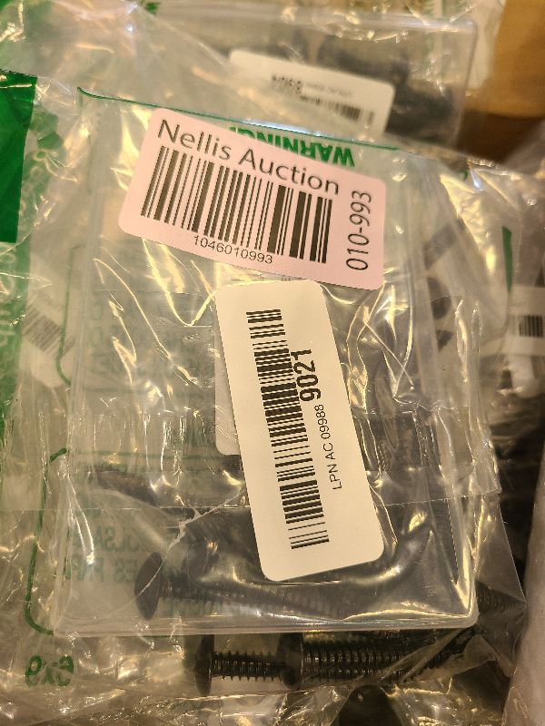 Photo 1 of #14 x 2 Truss Head Self Tapping Wood Screws Sheet Metal Screws, Black Finish, 304 Stainless Steel 18-8, 25 PCS