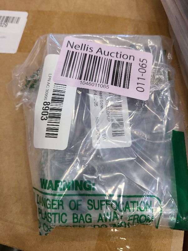 Photo 1 of #14 x 2 Truss Head Self Tapping Wood Screws Sheet Metal Screws, Black Finish, 304 Stainless Steel 18-8, 25 PCS