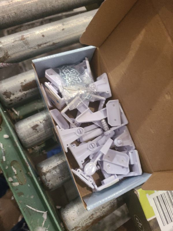 Photo 1 of 12 Pack Cabinet Locks Child Safety | Baby Safety Cabinet Locks NO Drilling 3M Adhesive Baby Proof Drawer Lock Child proofing cabinets latches for Kids Latch for Drawers & Door Child Safety Locks