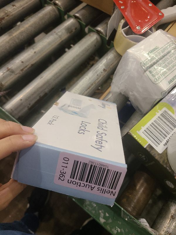 Photo 1 of 12 Pack Cabinet Locks Child Safety | Baby Safety Cabinet Locks NO Drilling 3M Adhesive Baby Proof Drawer Lock Child proofing cabinets latches for Kids Latch for Drawers & Door Child Safety Locks